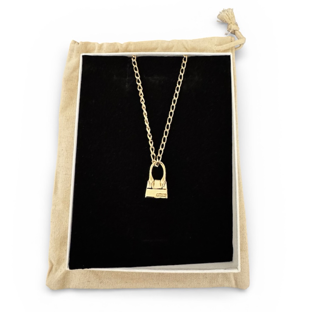 Jacquemus Le Chiquito Bag Gold Necklace